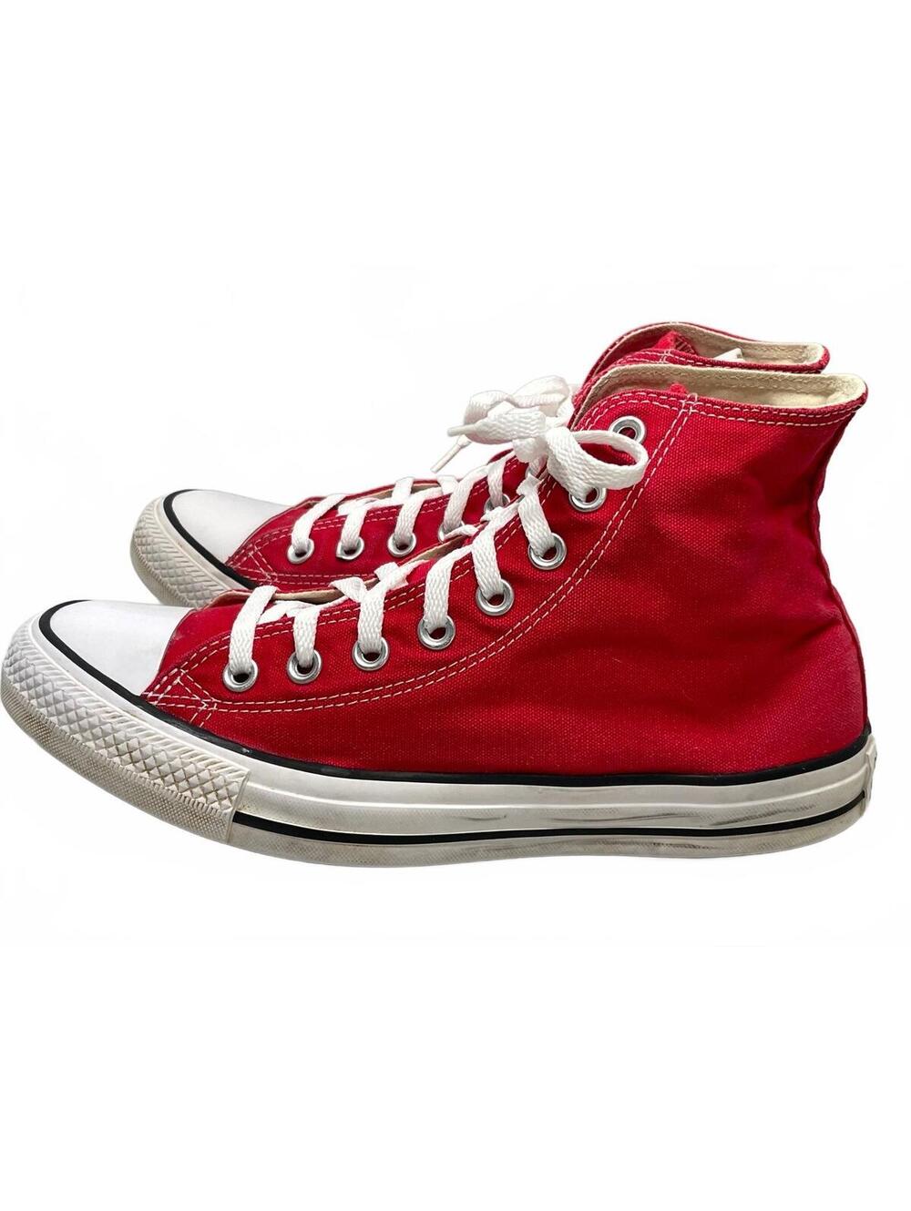 Converse Chuck Taylor All Star High Top Sneakers Red Unisex Size 7 Men / 9 Women - Picture 5 of 11